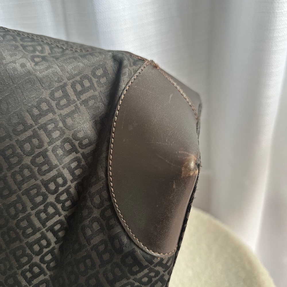 Vintage Bally Monogram Jacquard Canvas Tote - Picture 11 of 17